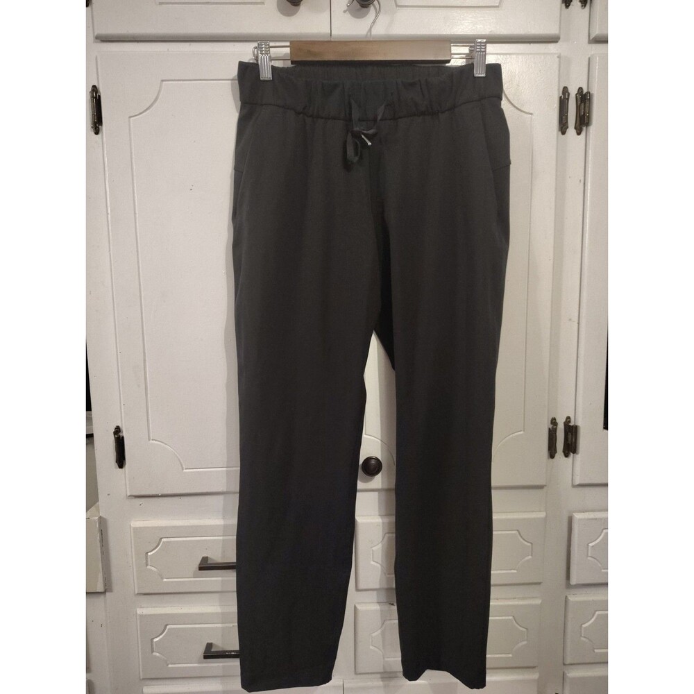 Lululemon Athletica On The Fly High Rise Slim Leg Athleisure Pant Black Size 6